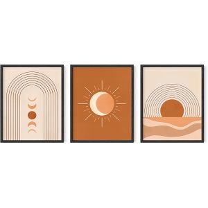   Poster - Boho  /  Mid Century Boho / Set of 3