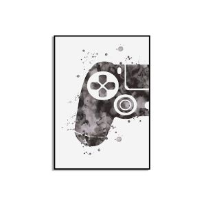 Poster -  Gaming posters /  Black Wireless joystick / 01